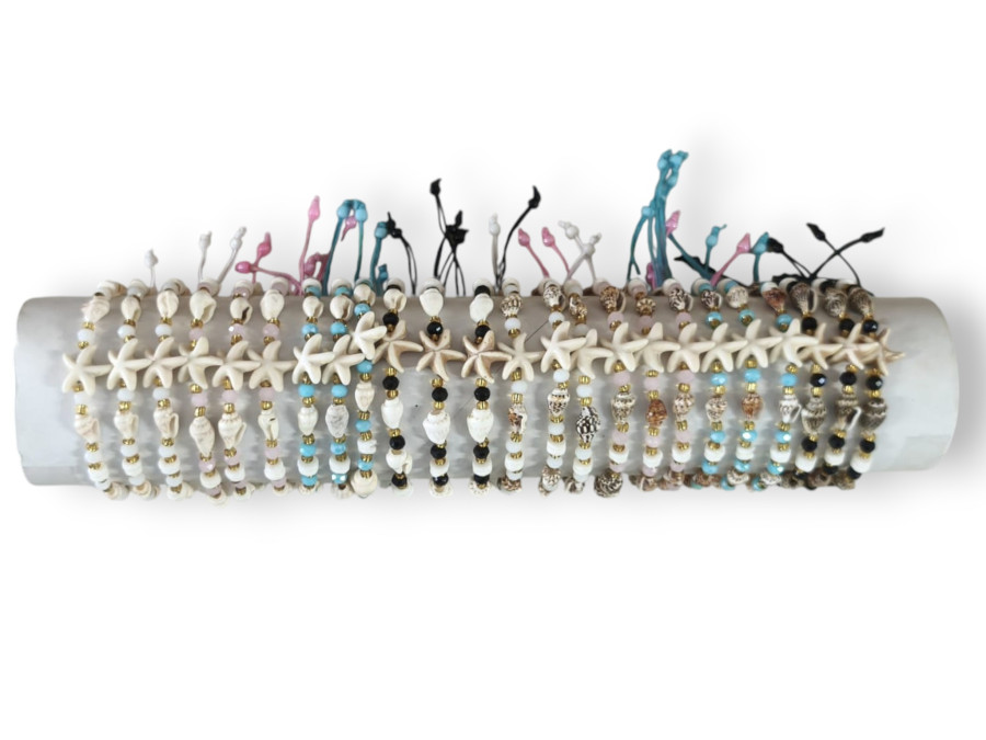 Y.P.MA-26111 SHELL BLANCO/COLOR+STONE 4 colors tubo 24