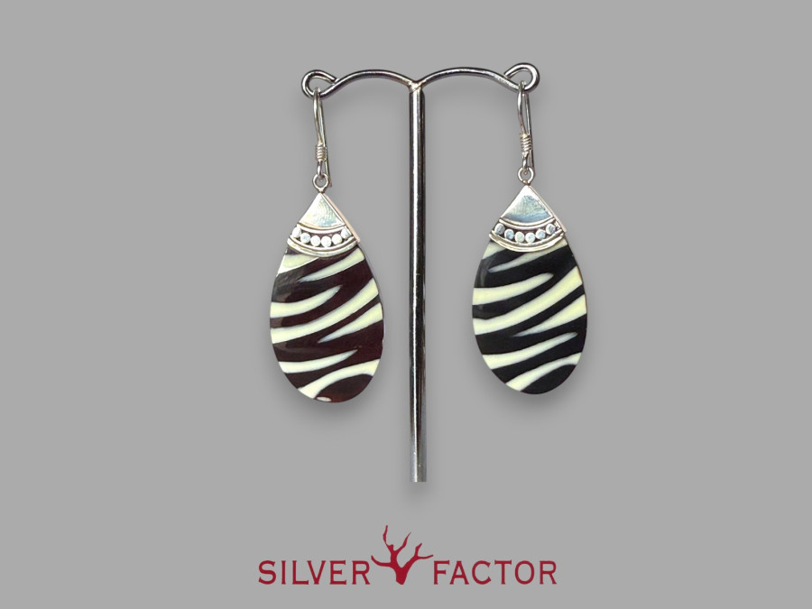 PTES.AG.ZEBRA OVAL 40mm