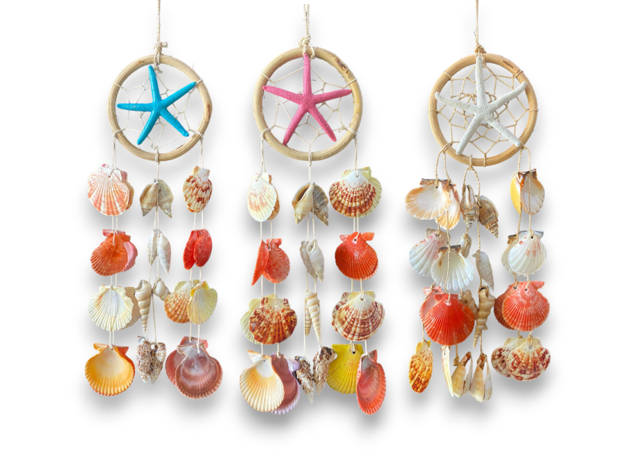 MOVIL ATRAPASUEÑOS DEDOS 50cm 3 colors pack 6