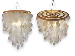 LAMP. CAPIZ 4 AROS INSTALACION 30X45cm