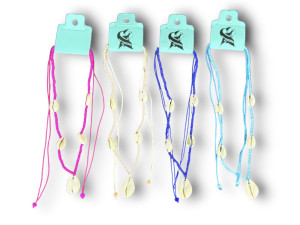 Y.C.MA-26207 BEADS+SHELL+1 SHELL DORADO 4 colors pack 12