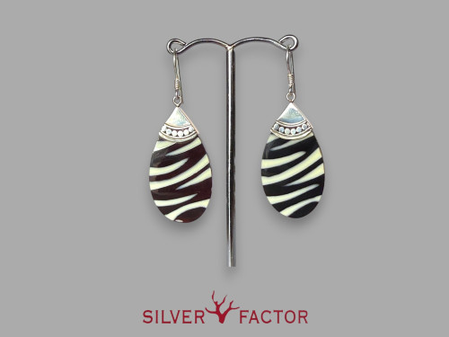 PTES.AG.ZEBRA OVAL 40mm