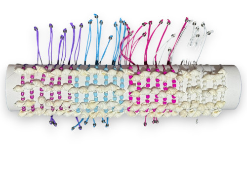 Y.P.MA-26135 BEADS+SHELL 4 colors tubo 24