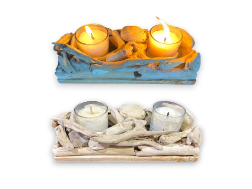 PORTAVELA FLOTAN DOBLE 25x10cm