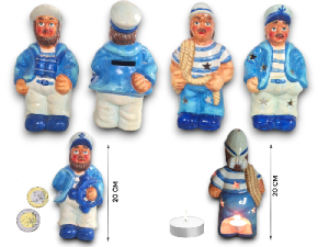 CERAMICA MARINERO 20cm (pack 4 und)